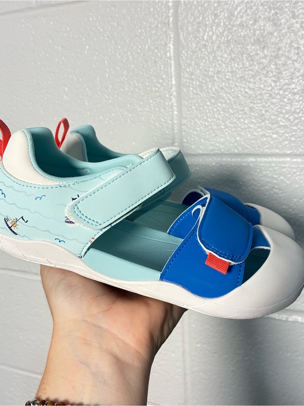 Balabala beach ocean theme kids sandals size 13 (eur 31)